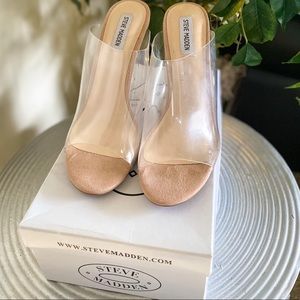 Steve Madden ‘Evolve Clear’ Wedge Sandal